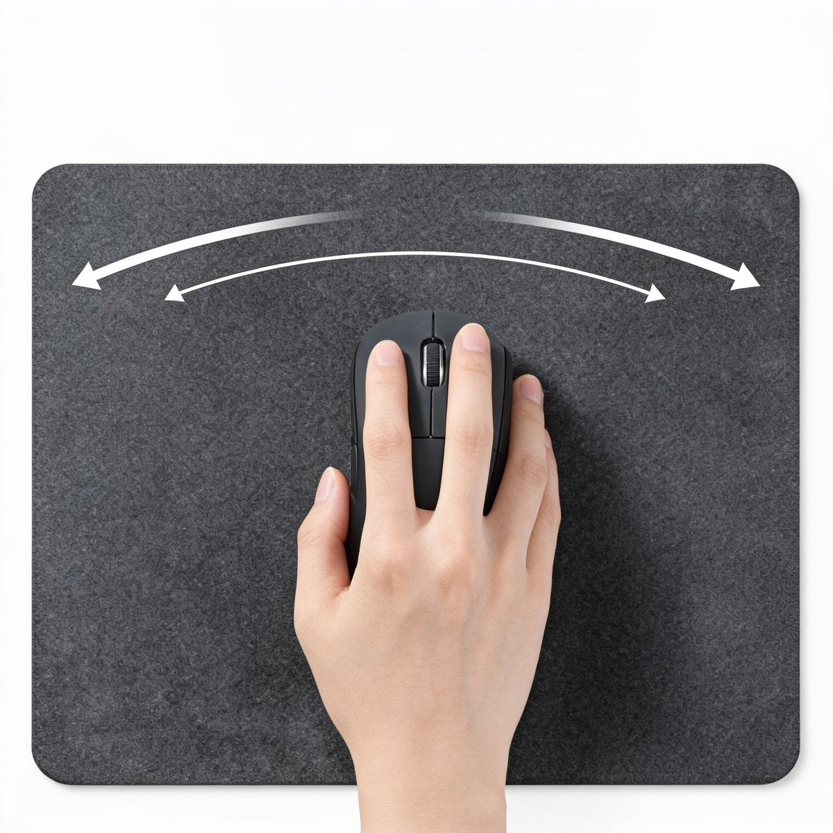 Alcantara Mouse Pad 90x40 - Space Grey - ALCASICASE