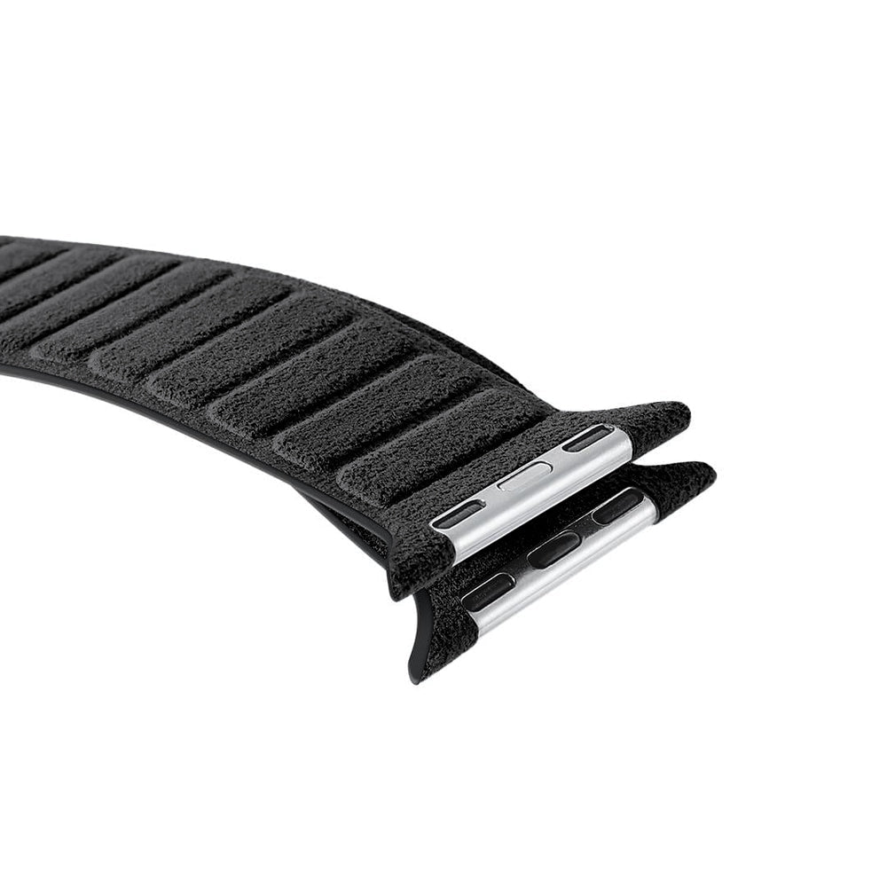 Alcantara Apple Watch Band - Deep Black - 42/44/45/46mm & Ultra (49mm)