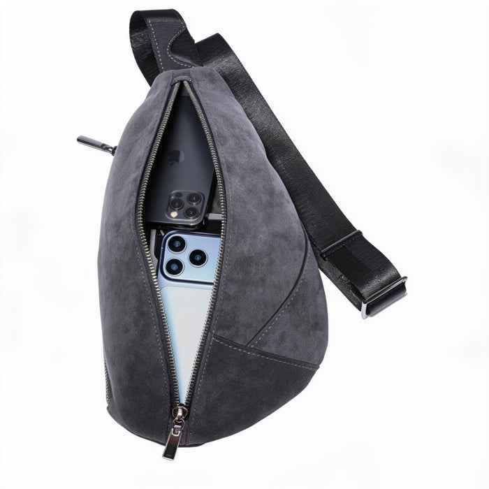 Alcantara Fanny Pack cross - Space Grey - ALCASICASE