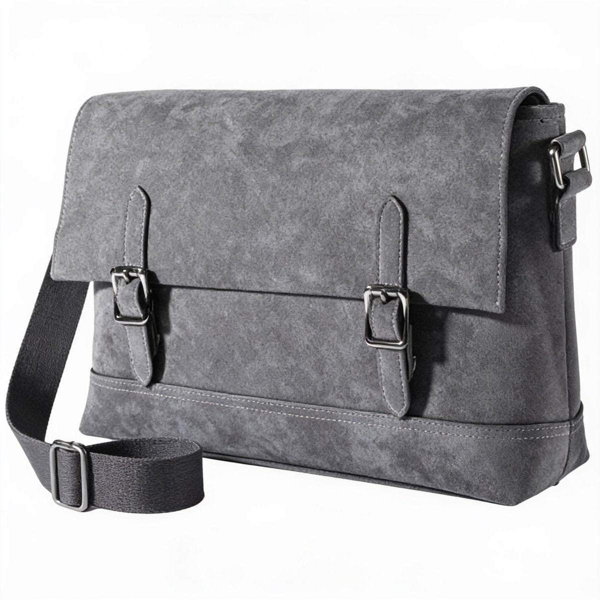 Alcantara Messenger Bag Classic - Space Grey - ALCASICASE