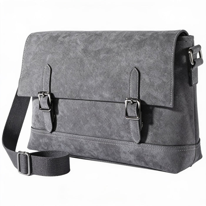 Alcantara Messenger Bag Classic - Space Grey - ALCASICASE