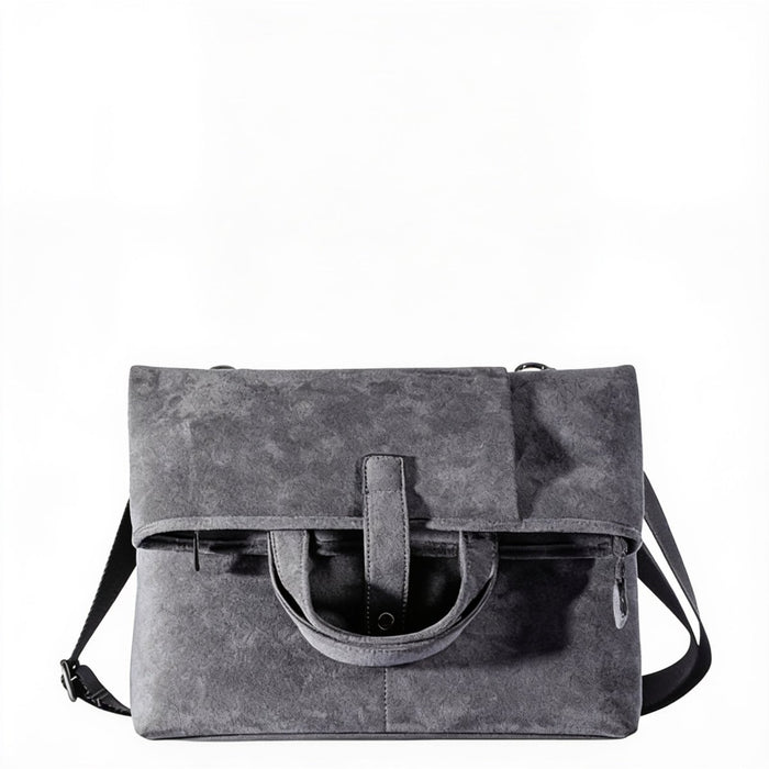 Alcantara Messenger Bag One - Space Grey - ALCASICASE