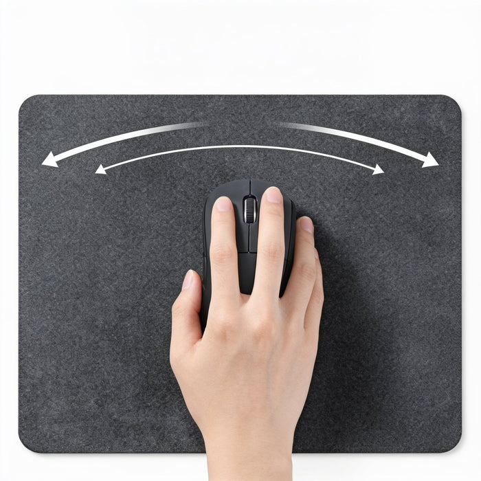 Alcantara Mouse Pad 90x40 - Space Grey - ALCASICASE