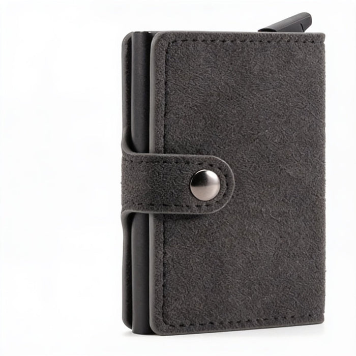 Alcantara Smart Wallet - Deep Black - ALCASICASE